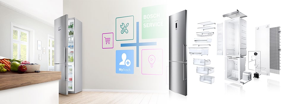 خرید قطعات یخچال فریزر بوش اصل